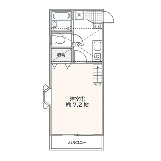 ボン・クティリオ【2階】の間取り
