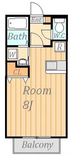 ドリームハイツ【1階】の間取り