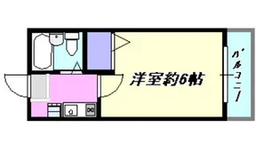 第3山田ハイツ【3階】の間取り