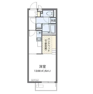 ミランダサニーコート総社【1階】の間取り