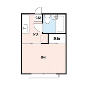 メールヴェール武田【2階】の間取り