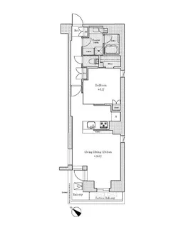 ブリリアイスト文京六義園【2階】の間取り
