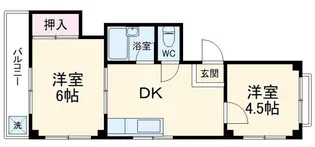 メゾン船橋法典【2階】の間取り