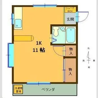 ビラデルレイ【2階】の間取り