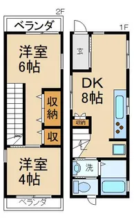 大阪府枚方市宮之阪3【一戸建】の間取り