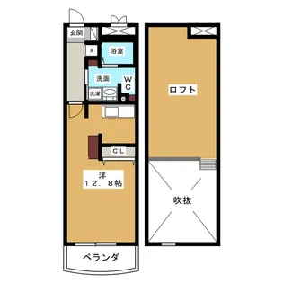 パレ・ジュイール【5階】の間取り