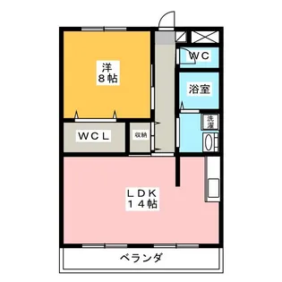 ベルフォーレ弐番館【4階】の間取り
