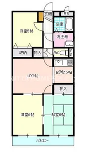 エスポワールM2【2階】の間取り