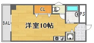 プレジデント武庫之荘【4階】の間取り