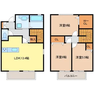 愛知県名古屋市名東区大針3【一戸建】の間取り