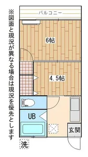 晴名荘【2階】の間取り