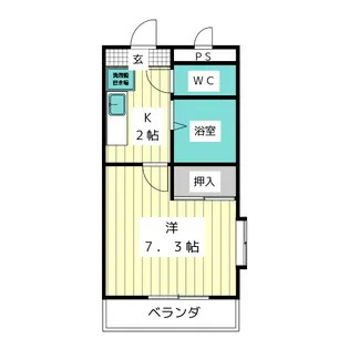 ラベンダーヒルズ・K【2階】の間取り