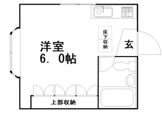 コーポ412【2階】の間取り