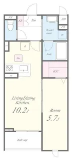 埼玉県さいたま市北区土呂町2【アパート】の間取り