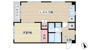 小山シティハイツ【3階】の間取り