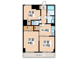 グランフェリシア南橋本駅前【7階】の間取り
