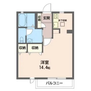 メゾンコキヤージュ【1階】の間取り