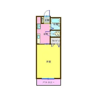 ニューハイツ三林III【2階】の間取り
