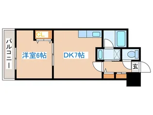 コ-トロティ琴似【10階】の間取り