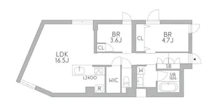 GranDuo梅ヶ丘【2階】の間取り