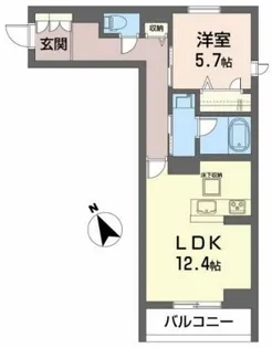 レアリゼ長町【2階】の間取り