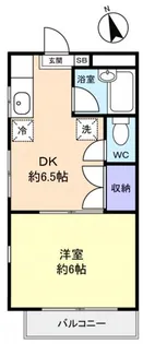 グリーンヒルズ津田沼B棟【2階】の間取り
