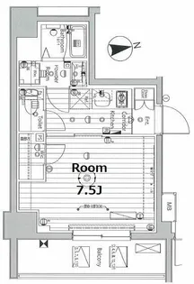 東京都品川区豊町1【マンション】の間取り