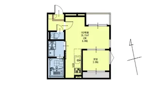 REGALESTフェリチタ南仙台【1階】の間取り
