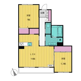 T-ステージ【2階】の間取り