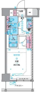 GENOVIA四ツ木【7階】の間取り