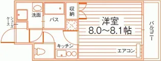 ルラシオン岡山奉還町【9階】の間取り