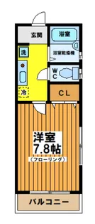 東京都杉並区方南1【アパート】の間取り