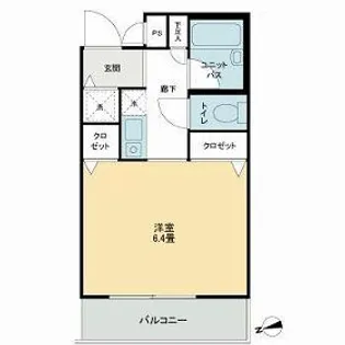 ハイツ南常盤台【2階】の間取り