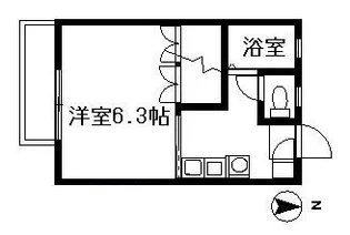 エステート東青田(北棟)【1階】の間取り