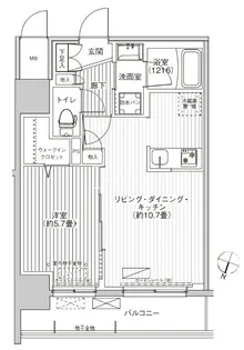 東京都千代田区鍛冶町2【マンション】の間取り