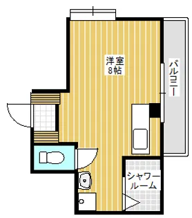 メゾン薗田【4階】の間取り