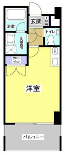 第2ハマエイビル【5階】の間取り