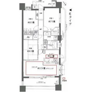 レジディア泉【8階】の間取り