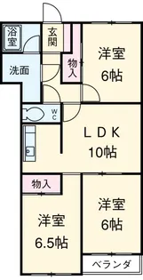 アクシス和宏【3階】の間取り