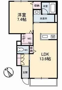 グラム【1階】の間取り