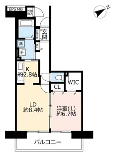 URプラザシティ新所沢緑町第三【2階】の間取り