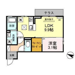 コンフォート【1階】の間取り