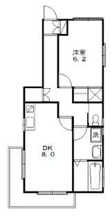 メゾン・カルム【2階】の間取り