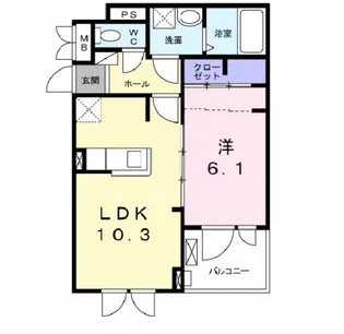 ボヌール C【2階】の間取り