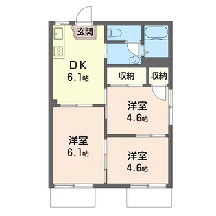 ドルチェ新田【1階】の間取り