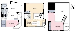 東京都目黒区鷹番2【一戸建】の間取り