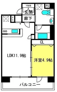 シュロスさいたま新都心【2階】の間取り