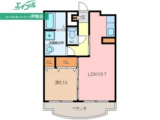 リベルテ【2階】の間取り