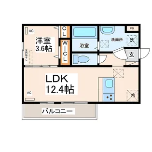 MSA託麻【1階】の間取り