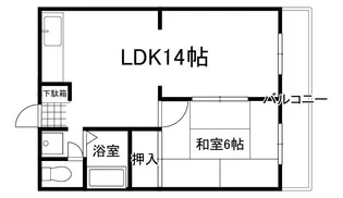 ル・モンド楓【3階】の間取り